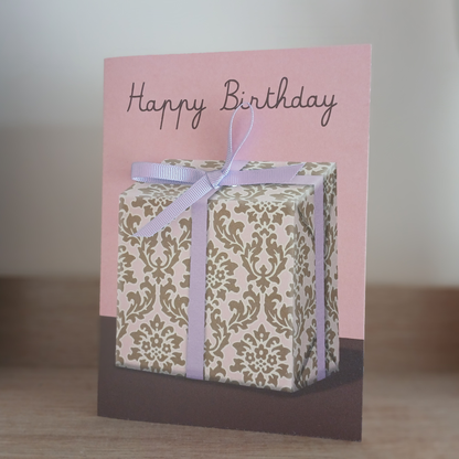'Groovy Present'  -  Birthday card
