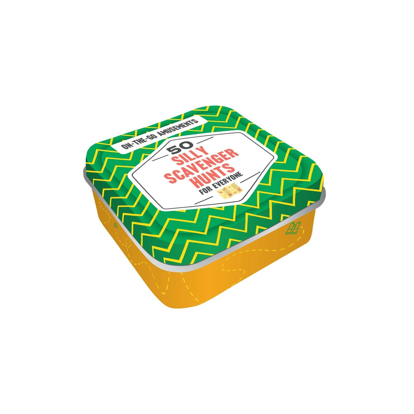 On-the-Go Amusements: 50 Silly Scavenger Hunts for Everyone (Flash Cards (Decks))