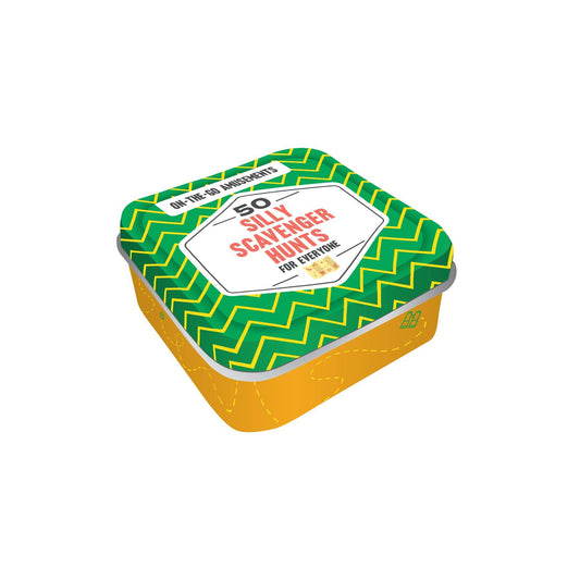 On-the-Go Amusements: 50 Silly Scavenger Hunts for Everyone (Flash Cards (Decks))