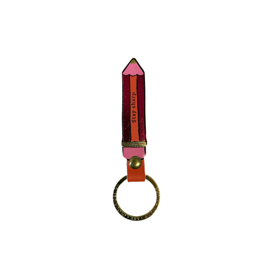 Stay sharp key fob coral