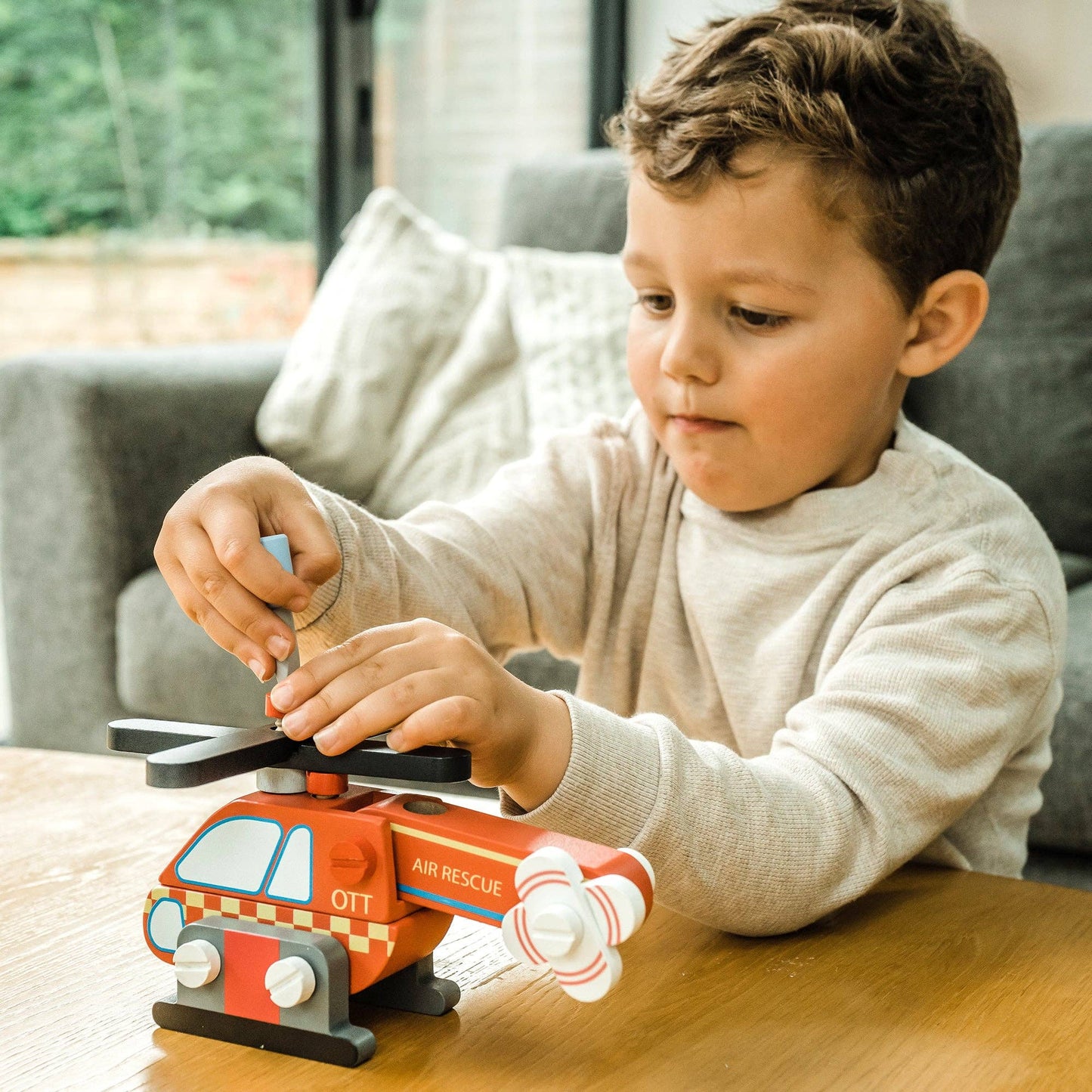 Buildable Helicopter