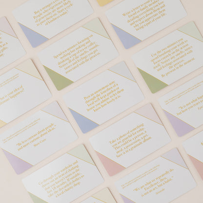 LSW Mind Cards: Daily Mindfulness and Self Care Prompts