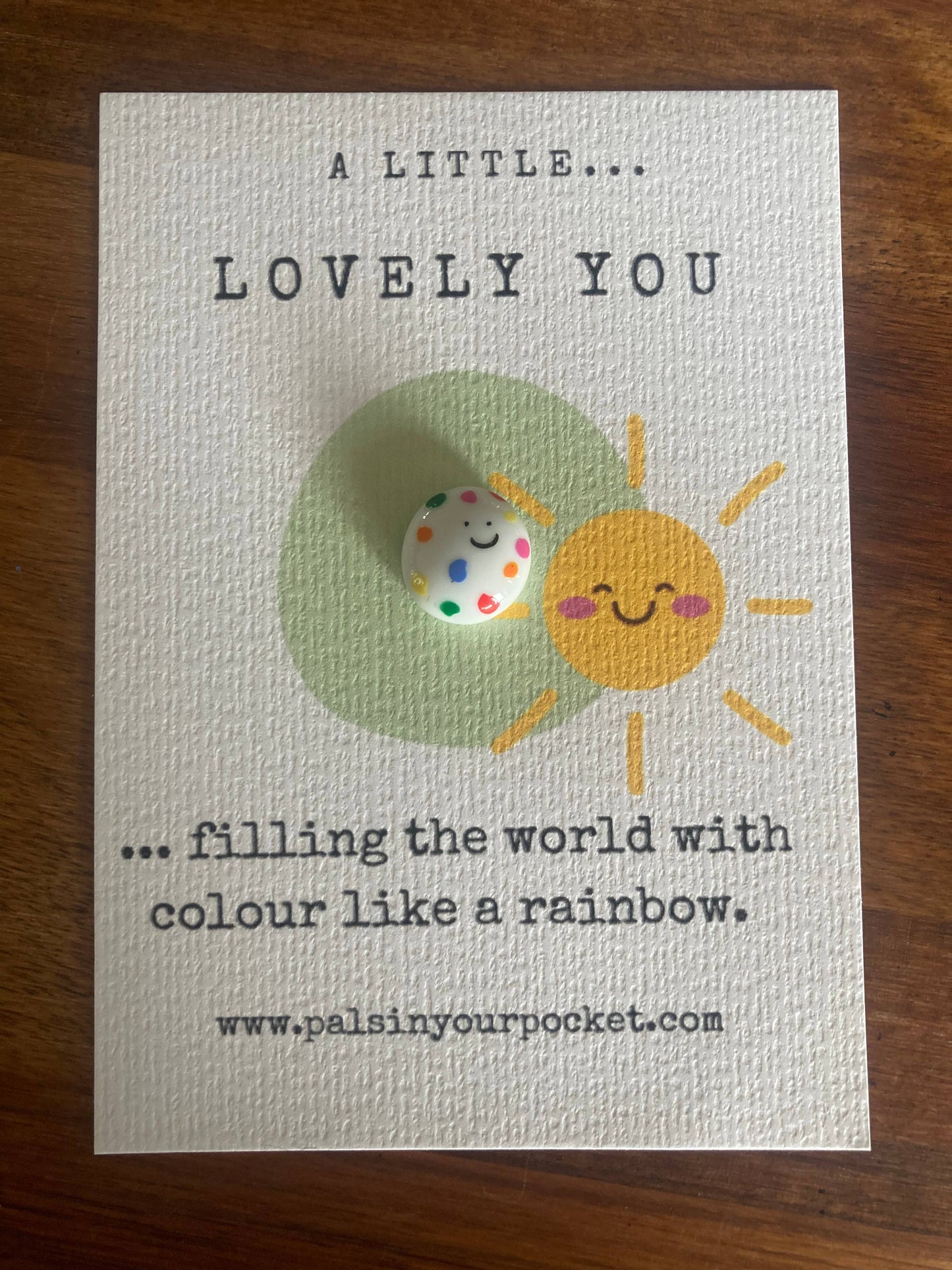 Lovely you, kindness, sad, upset,  anxious pocket buddy