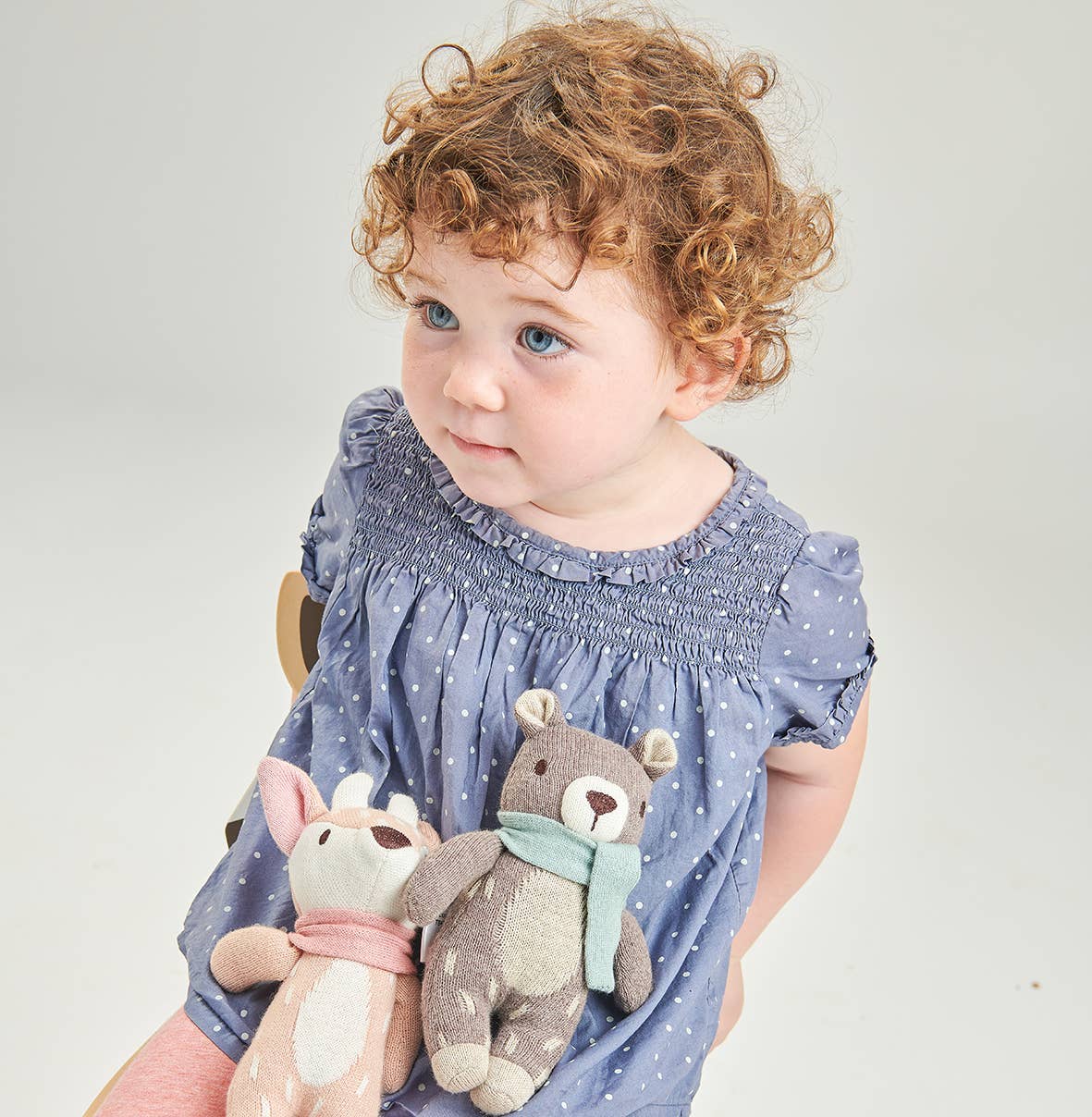 ThreadBear Fearne Deer  - Knitted Soft Toy 18cm