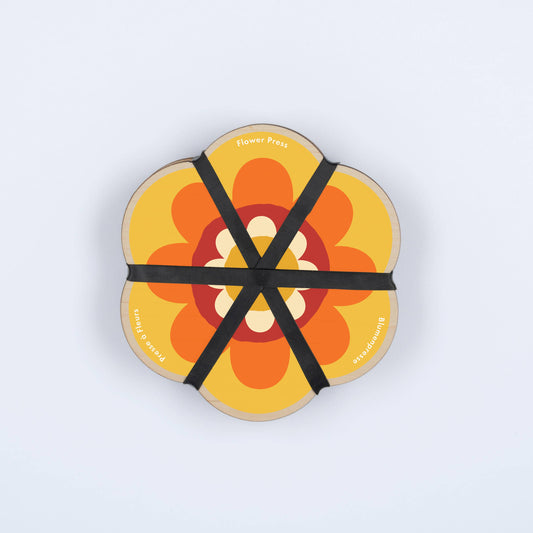 Flower Shaped Press - Orange & Yellow