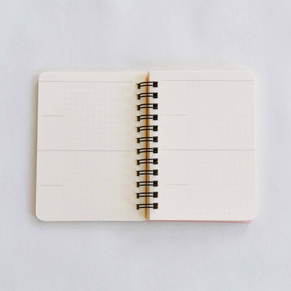 [LIFE] Free Diary “FREE DAYS” B7 Notebook - Momo Peach Pink