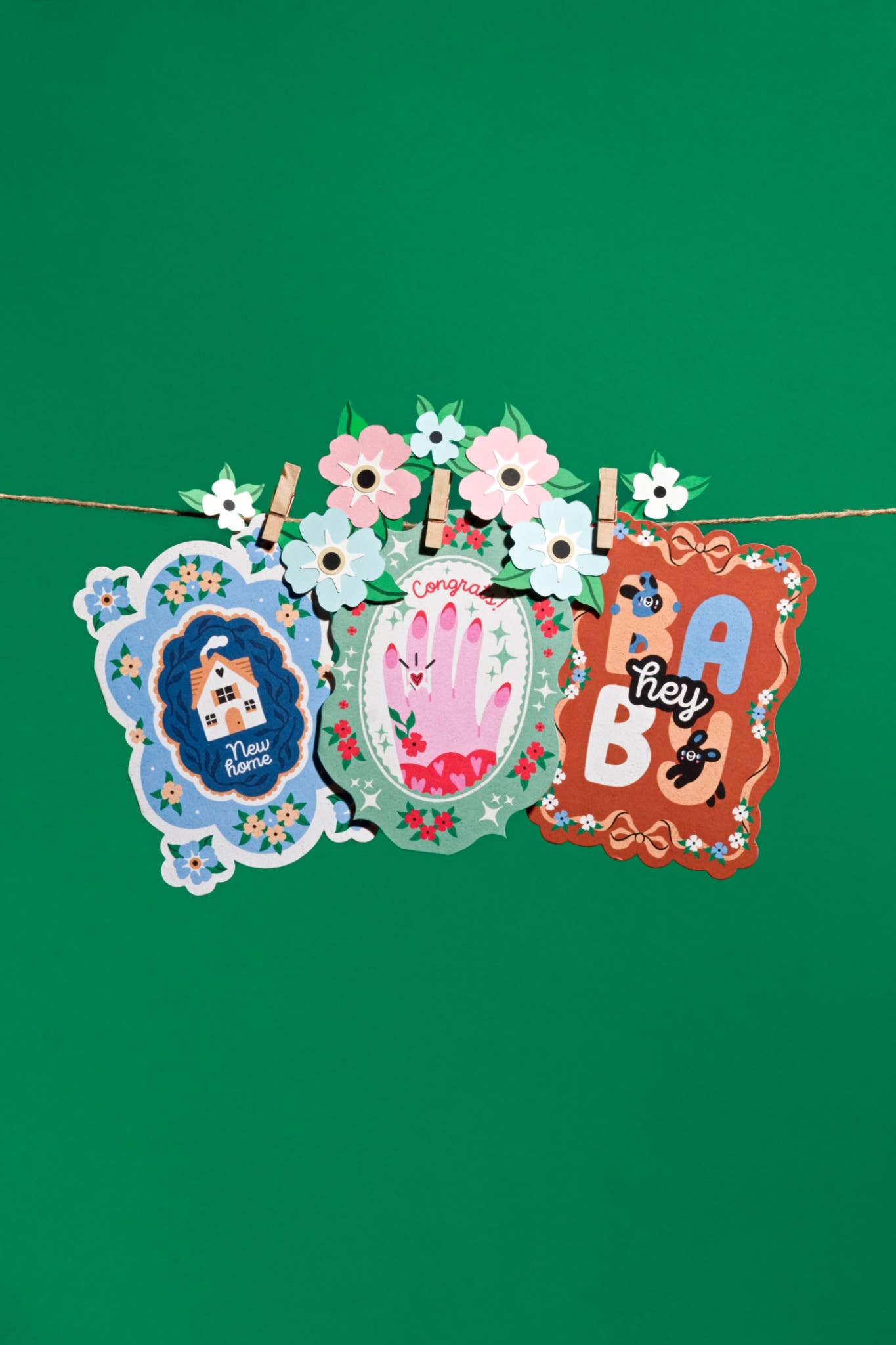 Congrats Ring Engagement Card | Unique Shaped Greeting Card