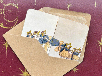 Vintage Christmas Cracker Card “The Stars”