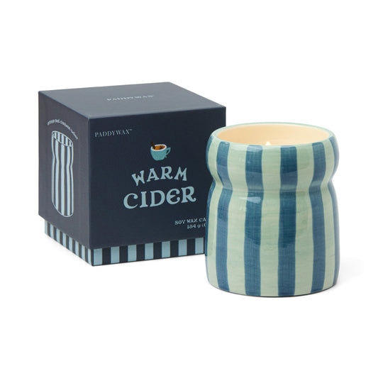 Paddywax Cabana Warm Cider Ceramic Candle
