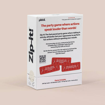 Zip-It Party Game | No-Talking Game | Fast-Paced Party Fun