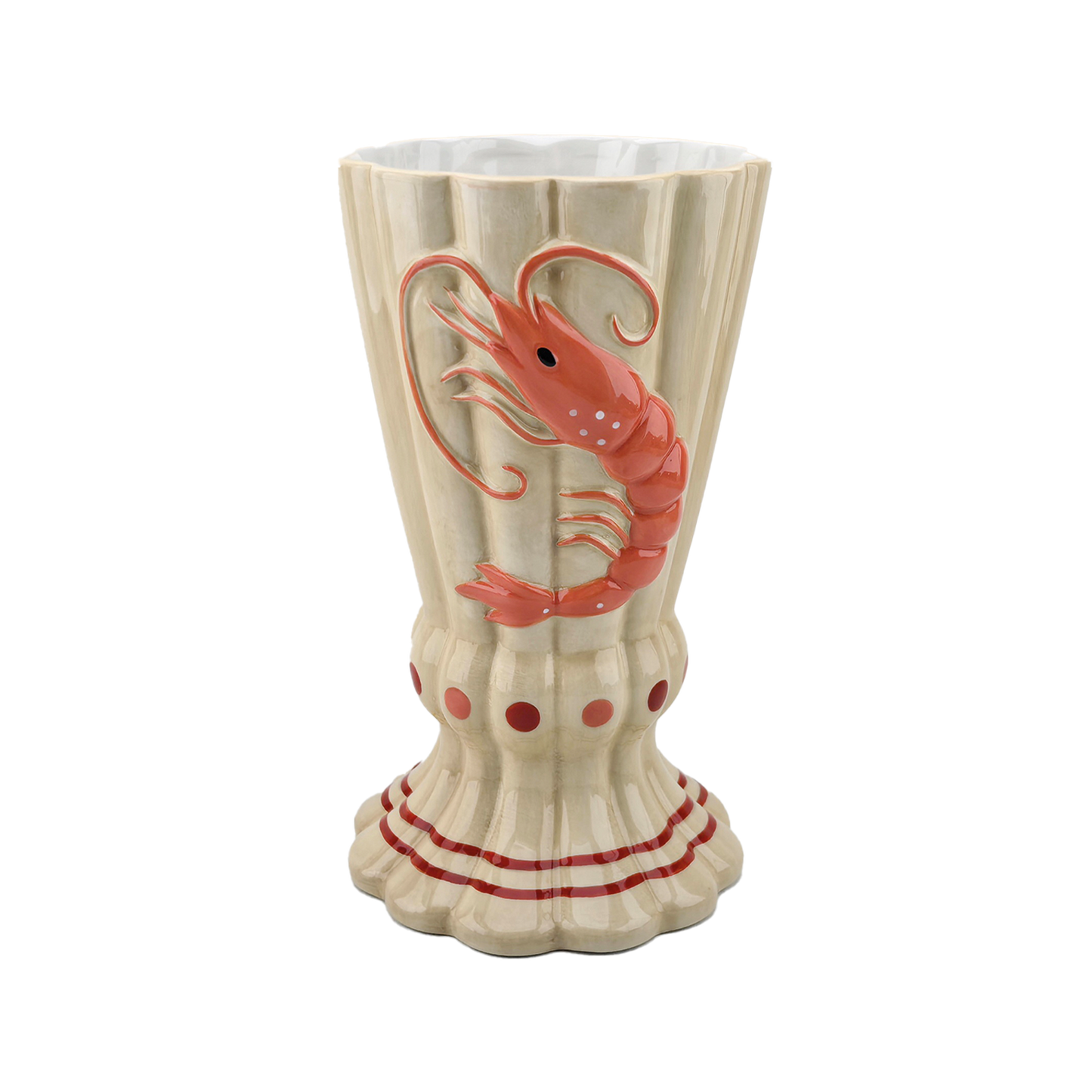 Crustacean vase D15.6 H27.5 cm