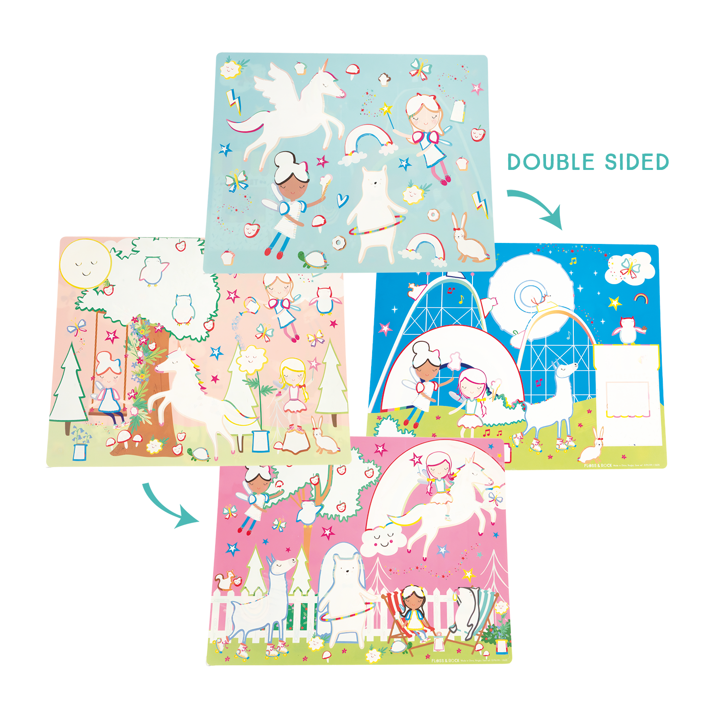 Magic Water Placemats - Rainbow Fairy