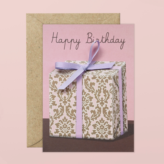 'Groovy Present'  -  Birthday card