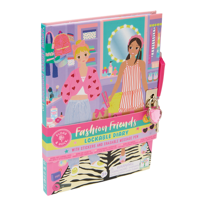 Fashion Friends Lockable Diary  ( 3 designs, 2 of each )