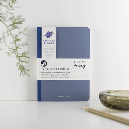 Notebook A5 Recycled - Made with Lavender - Sucseed
