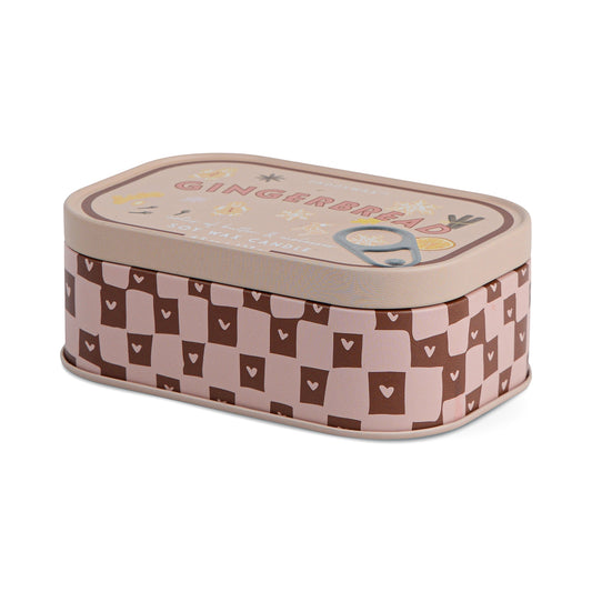 Paddywax Gingerbread Printed Candle Tin