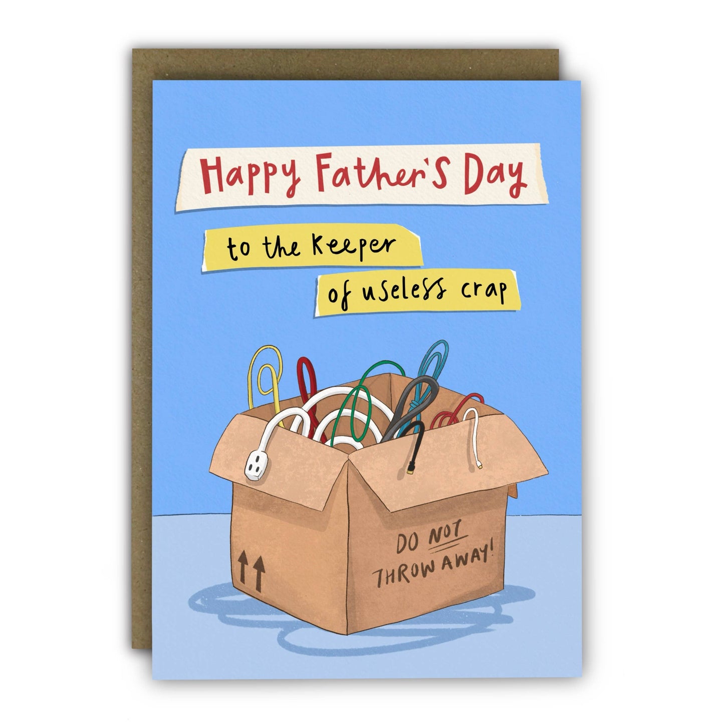 Funny Father’s Day Card - Keeper of Cables Card