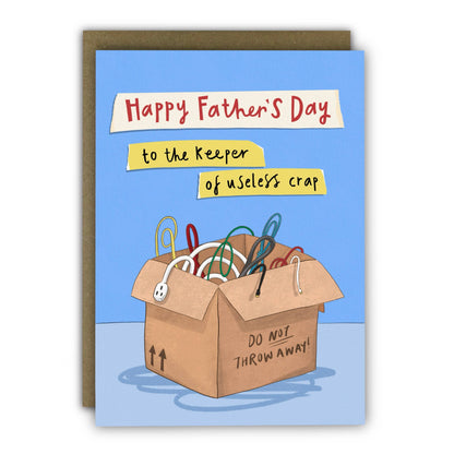 Funny Father’s Day Card - Keeper of Cables Card