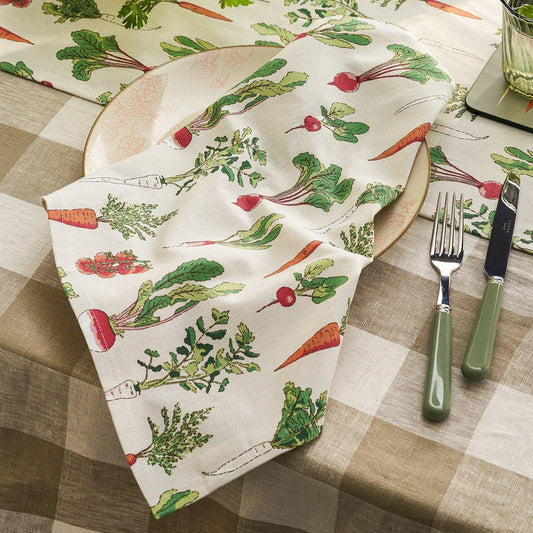 Garden Vegetables Napkins (Set of 4)