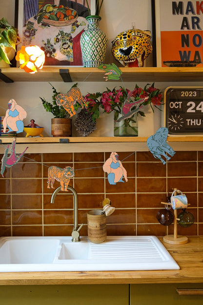 Jungle Sewn Garland