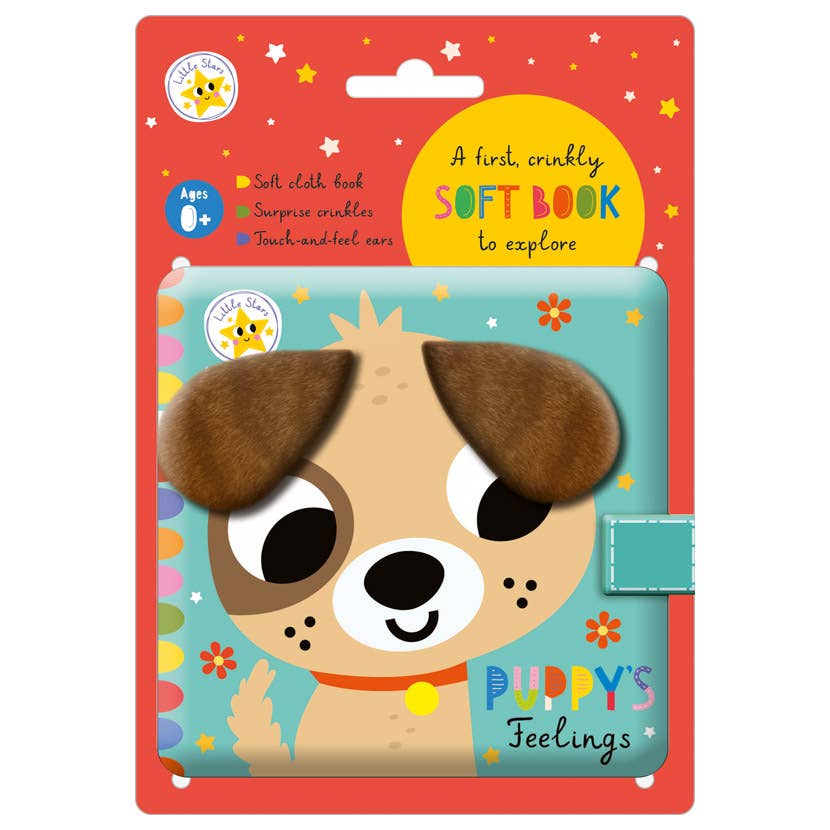 Little Stars Puppy's Feelings Cloth Book with touch