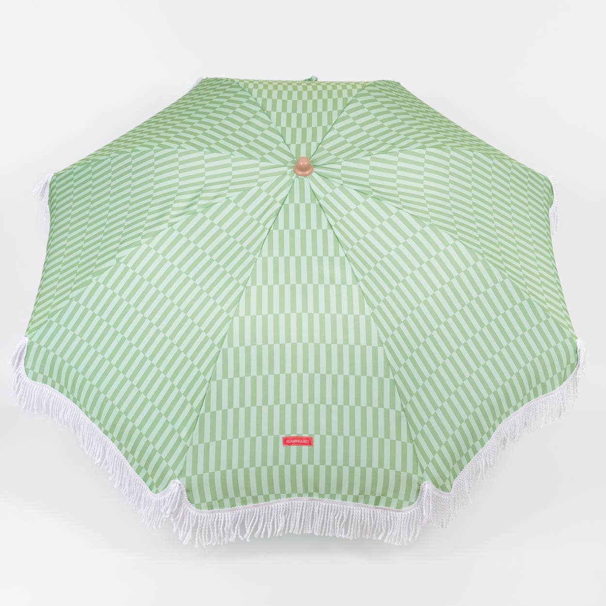 Green-striped umbrella