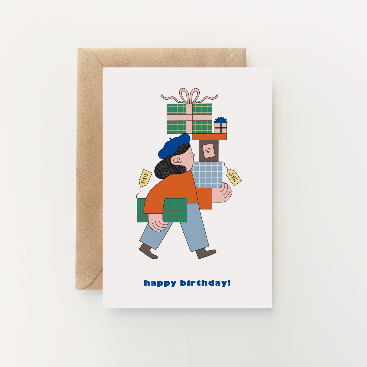 Happy Birthday Presents Greetings Card