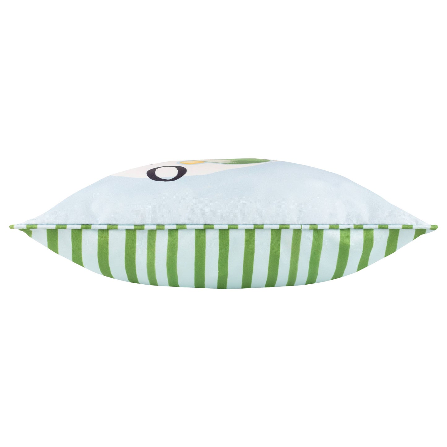 Mediterranean Olive Outdoor Cushion Olive/Blue