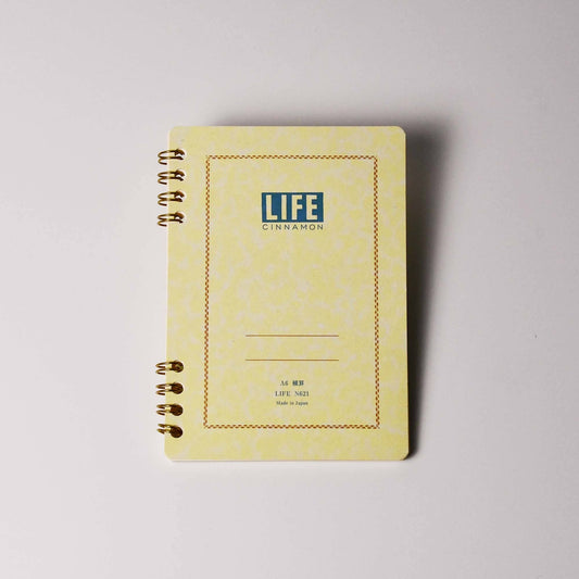 [LIFE] Ring Notebook A6 Lined - Cinnamon