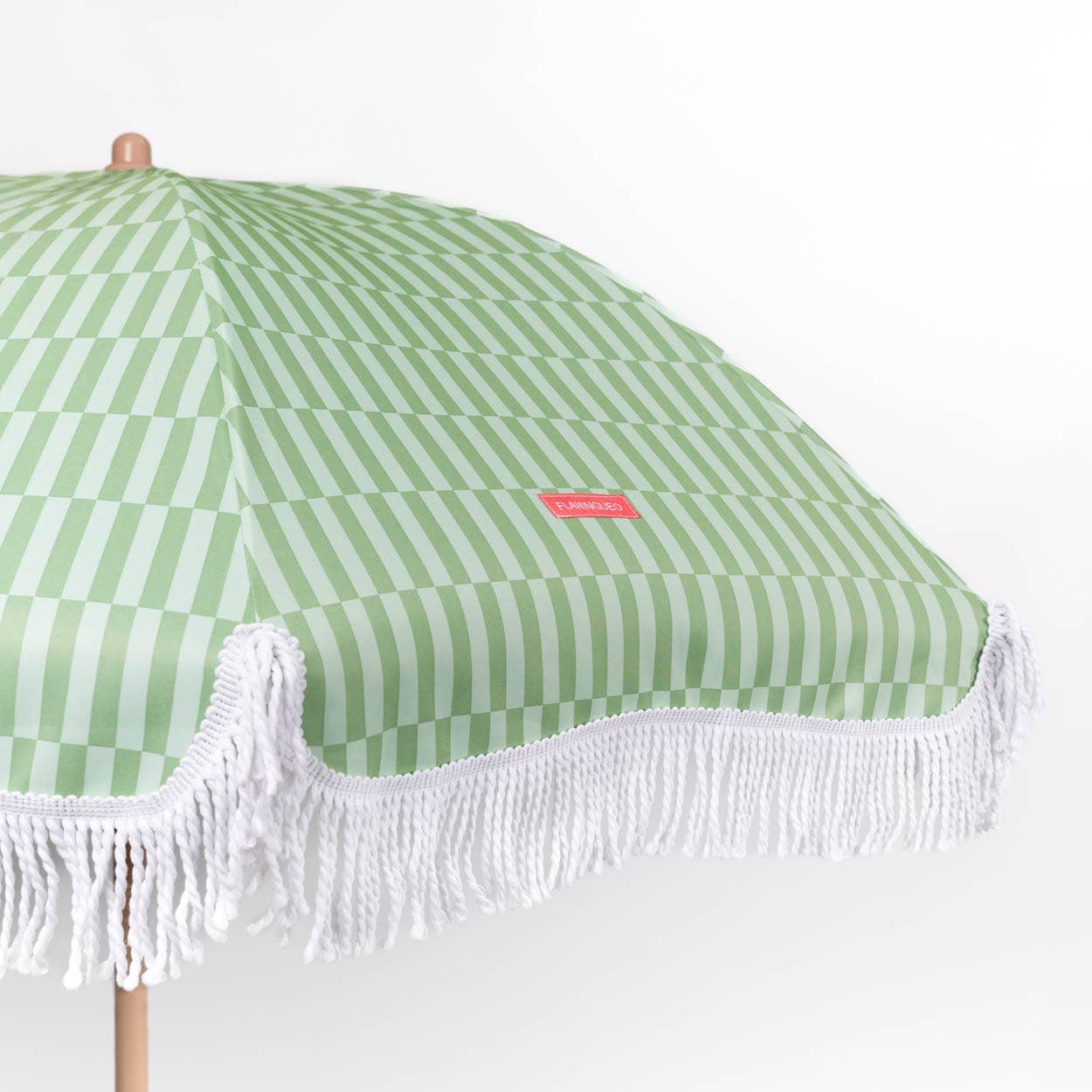 Green-striped umbrella