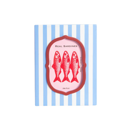Helio Ferretti Menorca Photo Frame | Blue Striped Frame