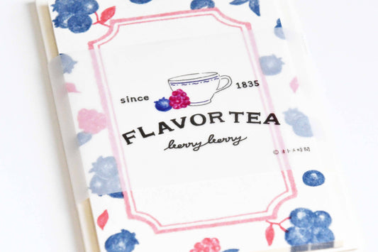 [Otome Time]  FLAVOR TEA Tea Bag Letter Paper - Berry Berry