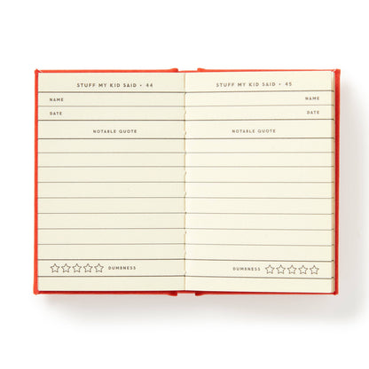Dumb Things My Kid Said Tiny Diary (Diary or Journal)