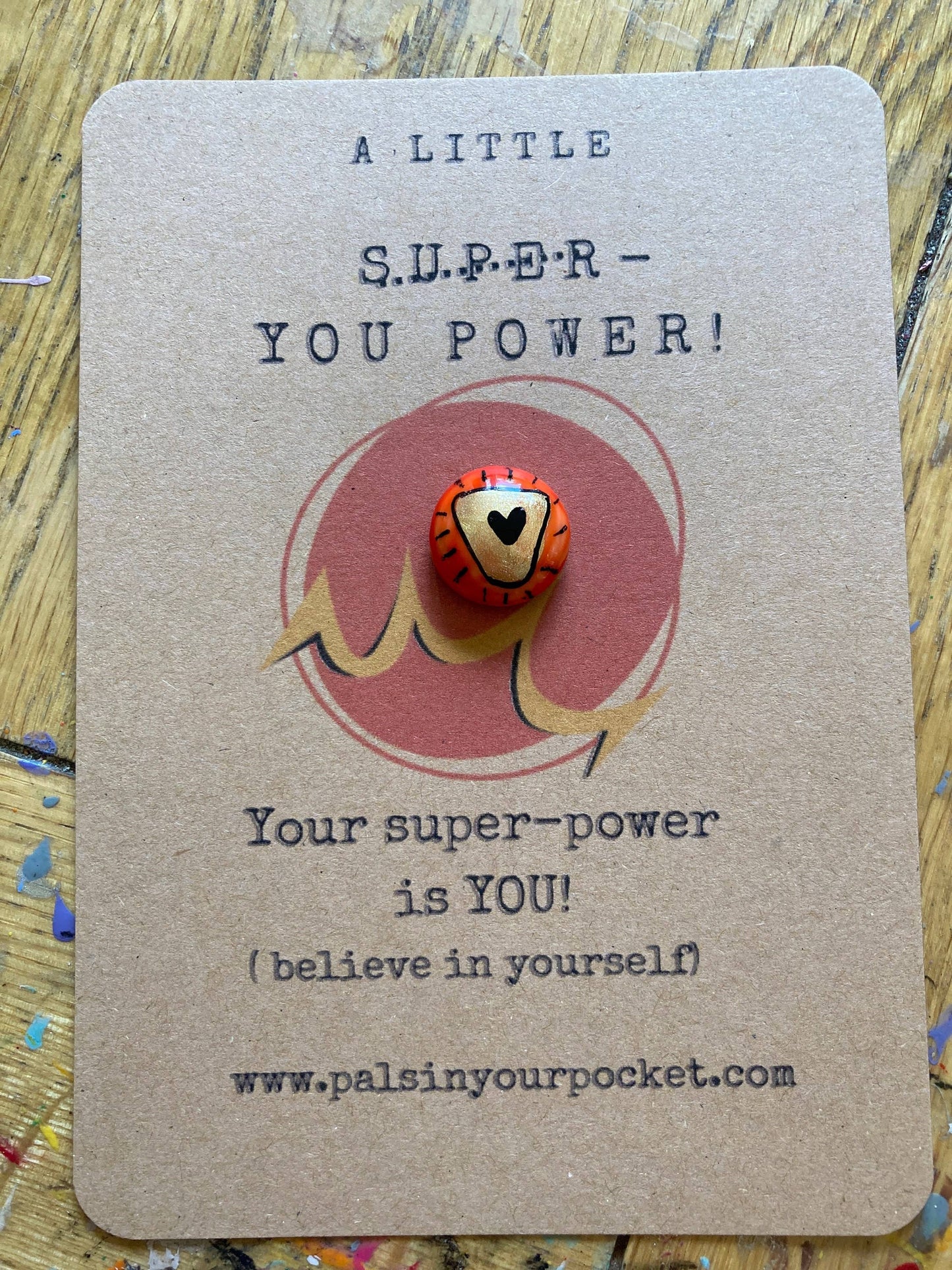Superhero Strength & Healing Pocket Charm