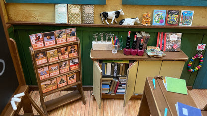 Kids DIY Dollhouse Furniture Kit - Classroom (Scale 1:12)