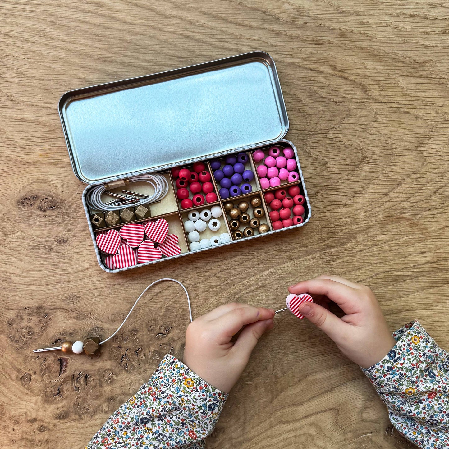 Love & Heart Bracelet Bead Kit