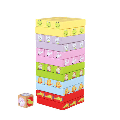 Animals Tumbling Tower