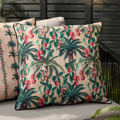 Monkey Palm Monkeys Outdoor Cushion Papyrus