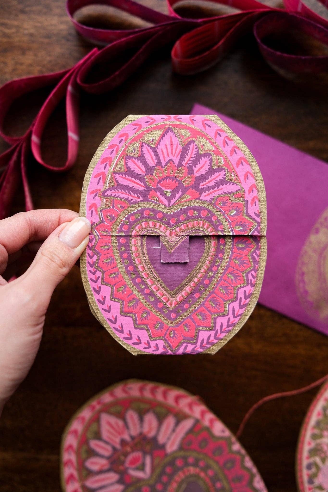 Heart of Feathers Greeting Card