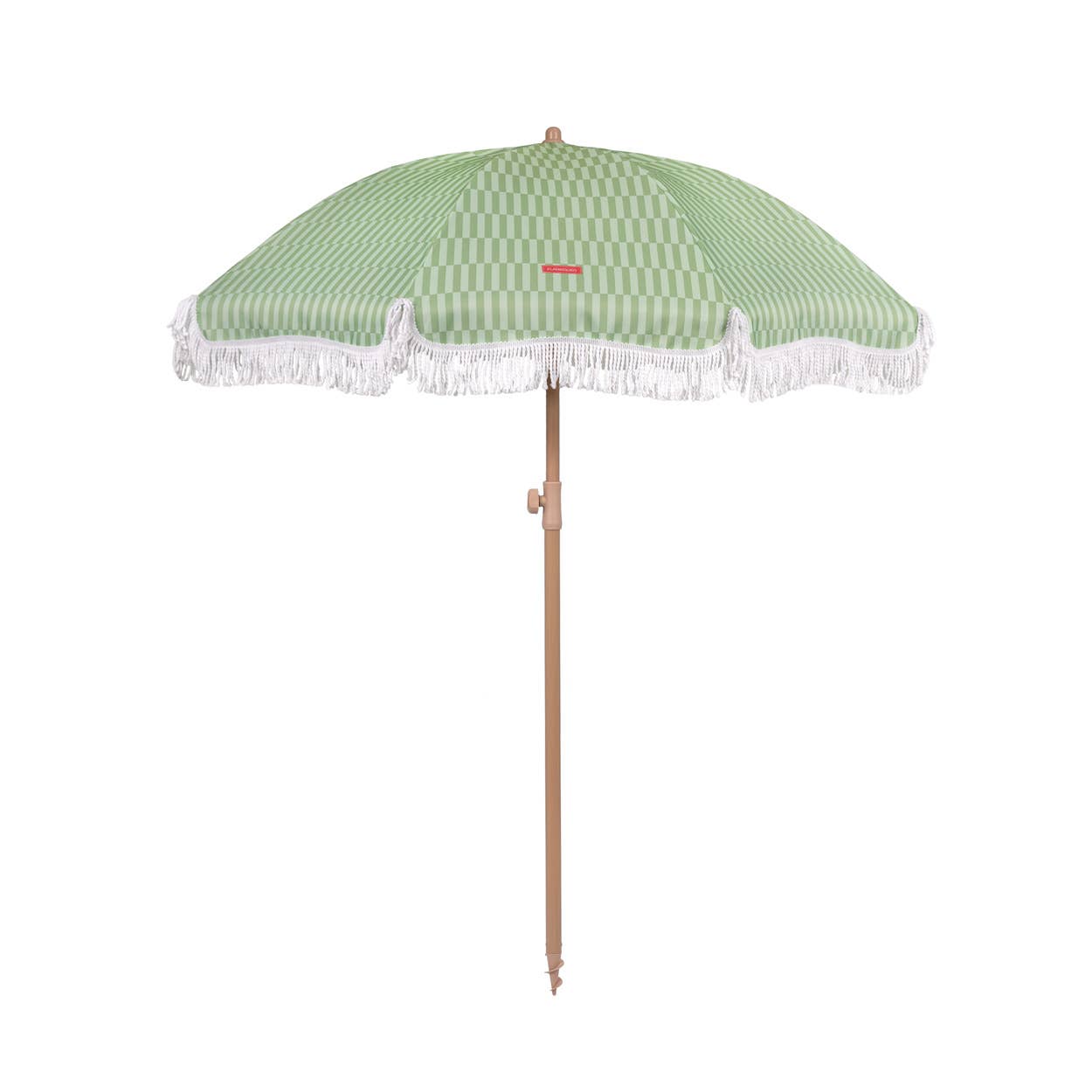 Green-striped umbrella