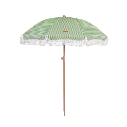 Green-striped umbrella