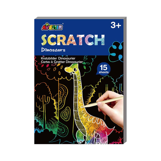 Mini Scratch Book Dinosaurs