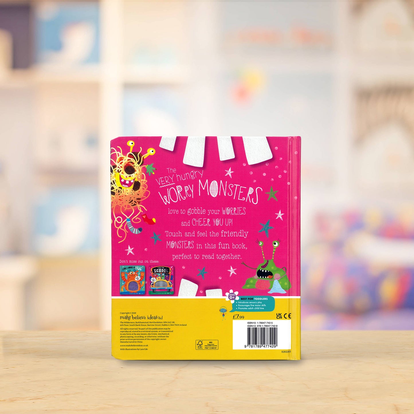 The Very Hungry Worry Monsters - Touch and Feel Board Book