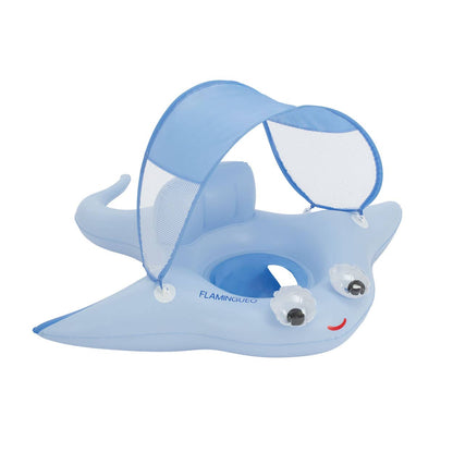 Baby float with canopy and animal design