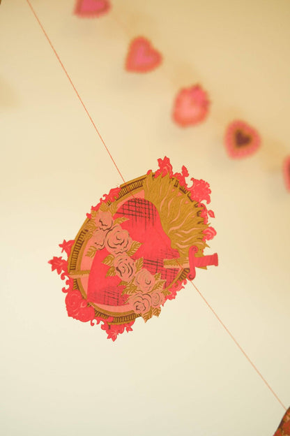 Saint Valentine Sewn Garland