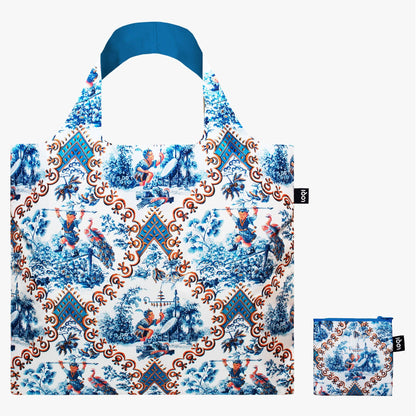 DECORATIVE ART Toile de Jouy Juggler Recycled Bag