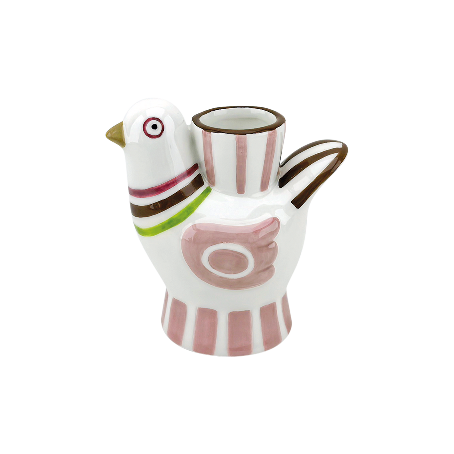 Bud vase bird L11 D6.5 H11.5 cm