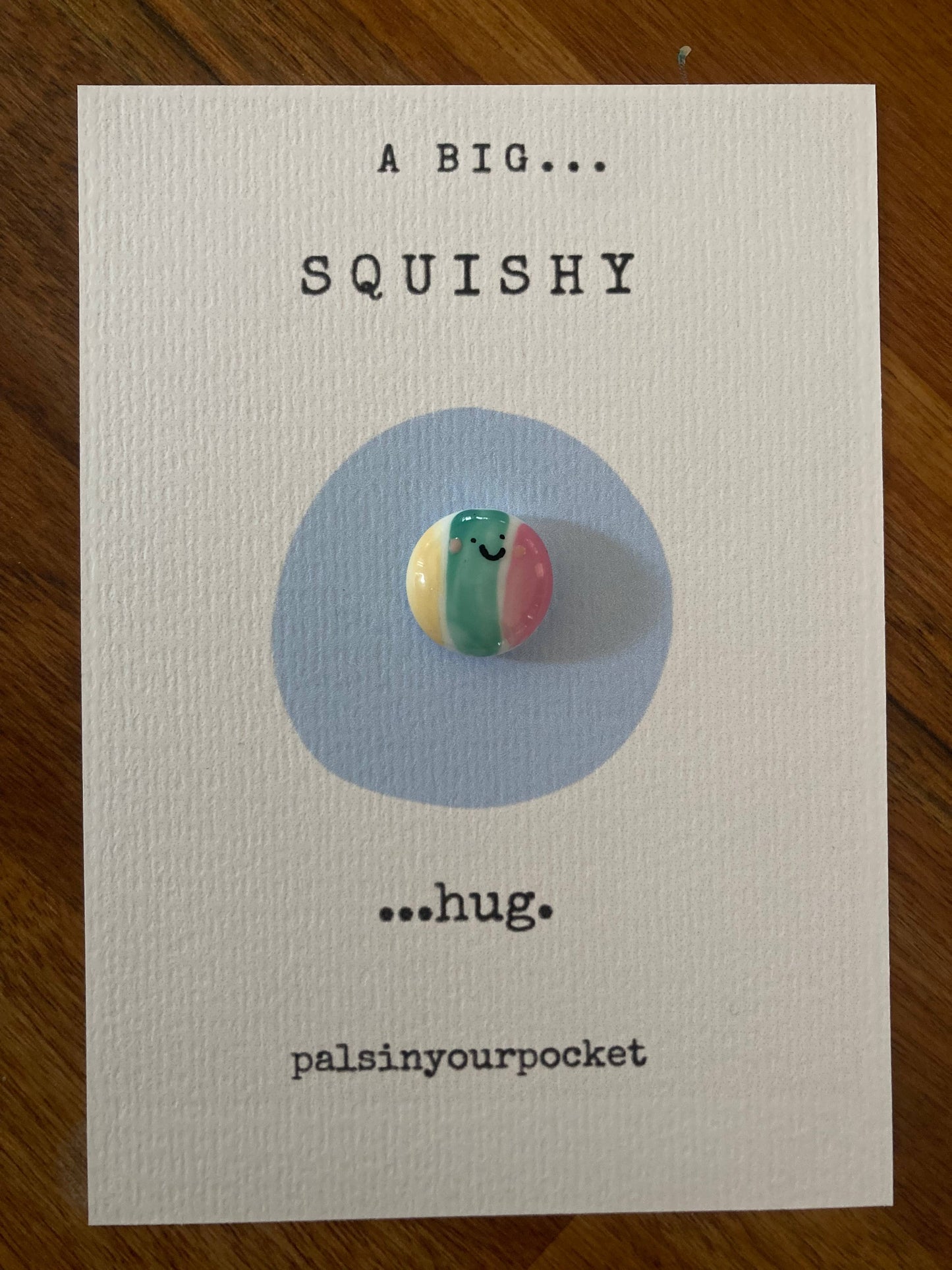 Squishy hug. Pocket hug. Easter gift.