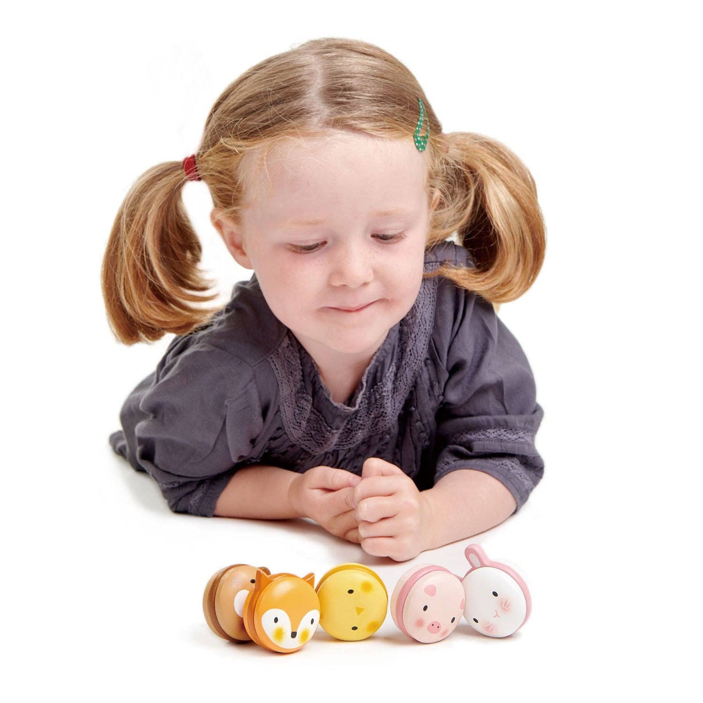 Wooden Pretend Play Tea Party Macarons