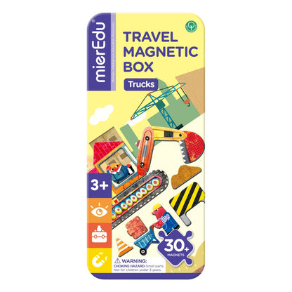 ME Magnetic Puzzle Tin - Trucks